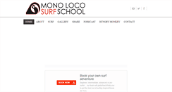 Desktop Screenshot of monolocosurfschool.com