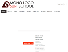 Tablet Screenshot of monolocosurfschool.com
